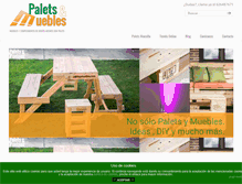 Tablet Screenshot of paletsymuebles.com